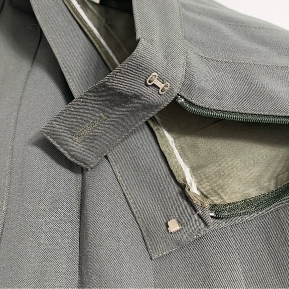 Austin Reed Gray Skirt Wool Pleated Below the Knee Skirt Size 12 Long Skirt - Picture 7 of 13